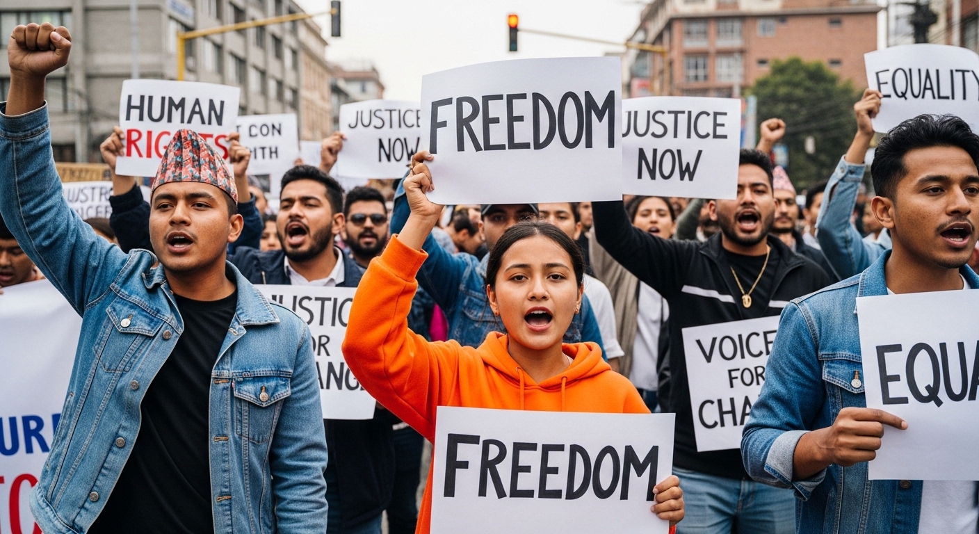 Youth Protest in Nepal